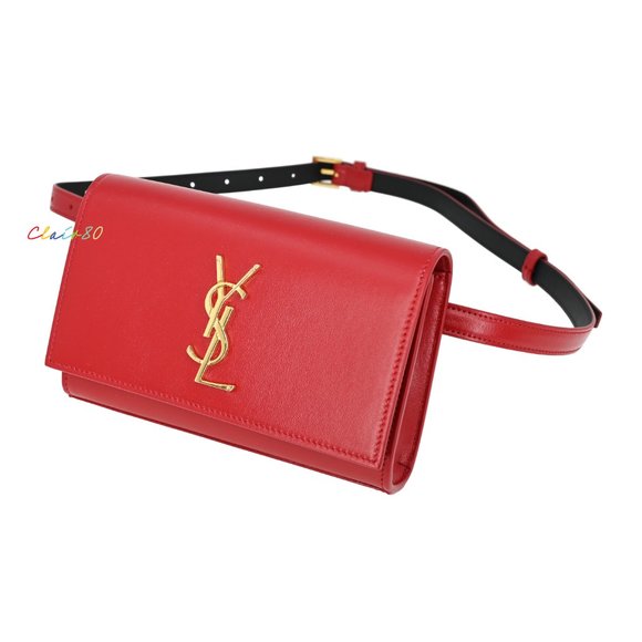 Saint Laurent Monogram Kate Leather Belt Bag Size 85 - Picture 1 of 11